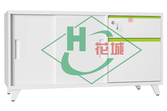 移門二抽桌邊櫃