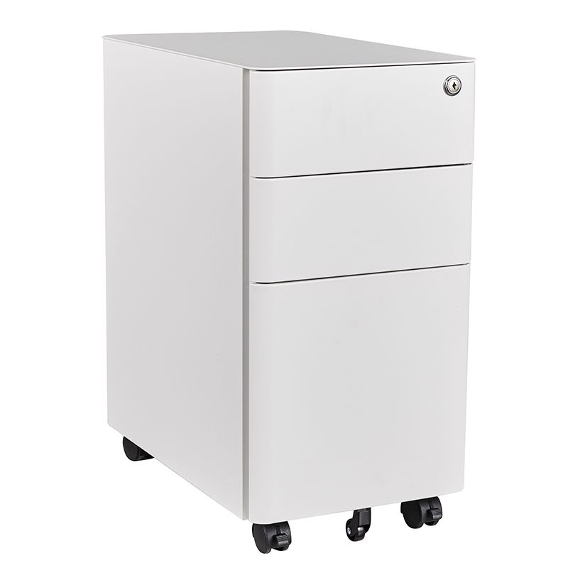 3mm鋼板（bǎn）上頂，圓弧麵板側拉活動櫃